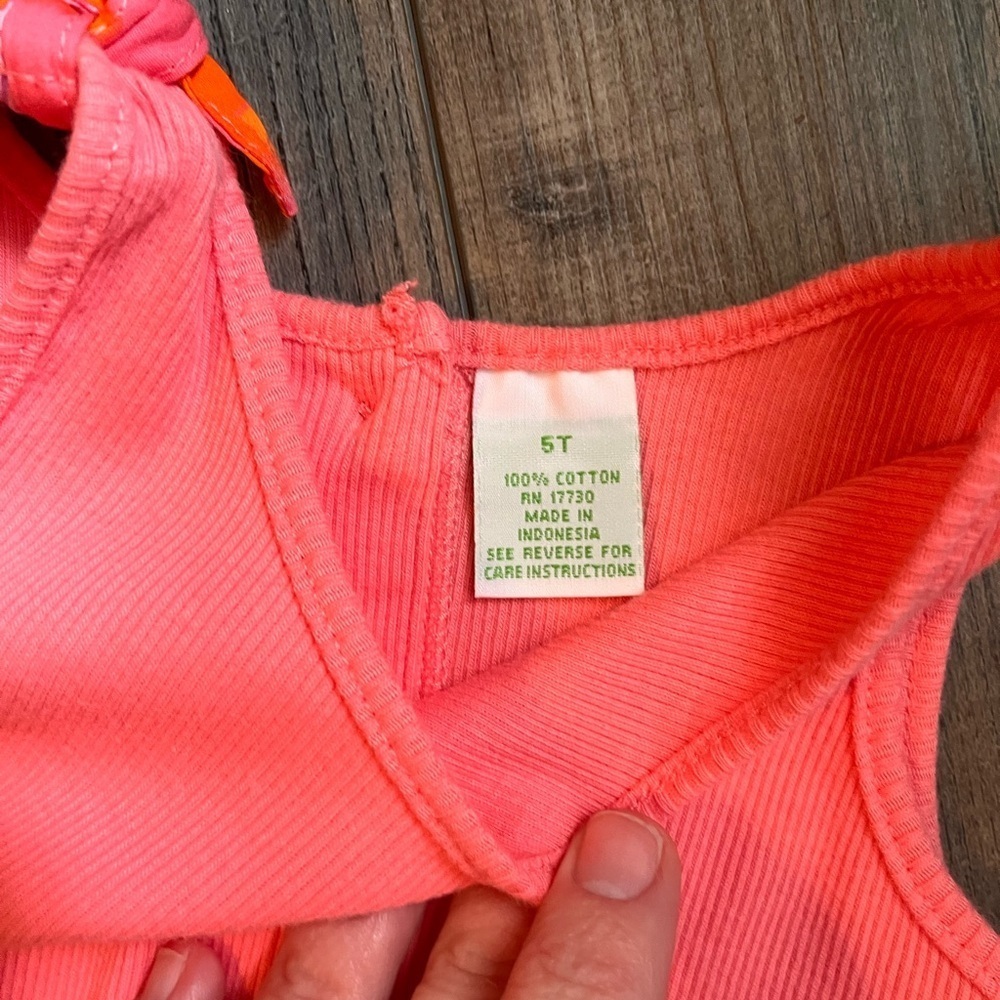 Circo Pink and Orange Sleeveless Sundress - Picture 2 of 2